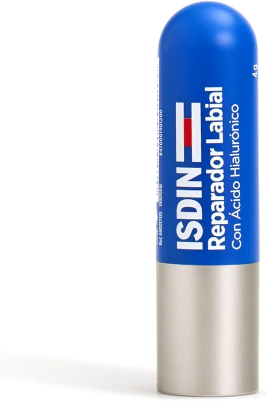 ISDIN Reparador Labial, Blanco, 4 g (Paquete de 1)