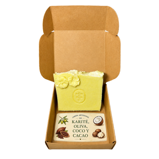 Jabón de KARITÉ, OLIVA, COCO Y CACAO