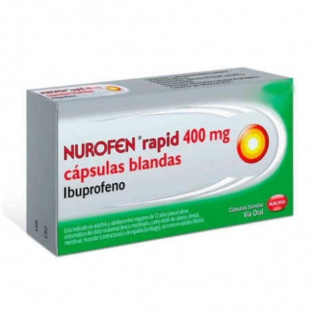 NUROFEN RAPID 400 mg 20 CAPSULAS BLANDAS