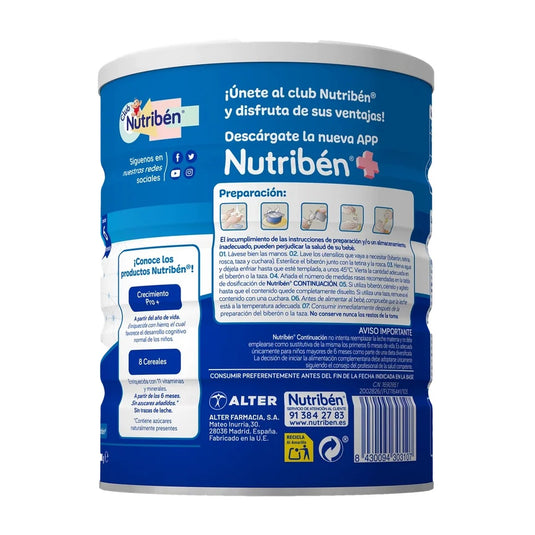 NUTRIBÉN CONTINUACIÓN Pro-α 2 800 g
