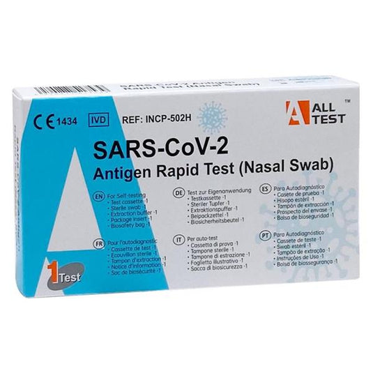 Test Nasal Antigenos Autodiagnostico Sars-cov-2 Hangzhou Alltest (aleu Medical) 1 Unidad