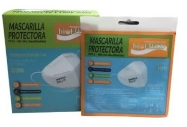Mascarilla Autofiltrante Ffp2 Nr Protectora Biofield 1 Unidad