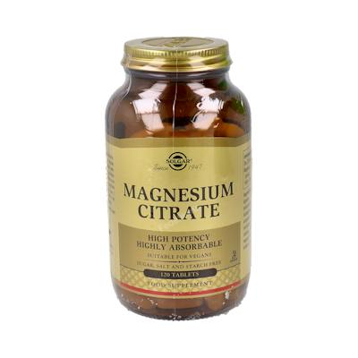 SOLGAR CITRATO DE MAGNESIO 120comp.