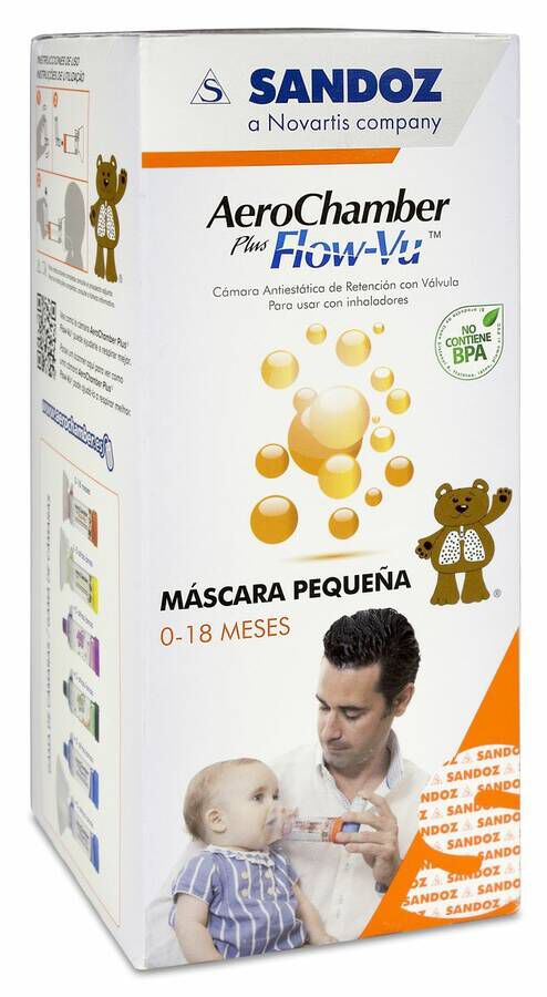 Aerochamber Plus Flow-vu Camara De Inhalacion Neonato 1 U