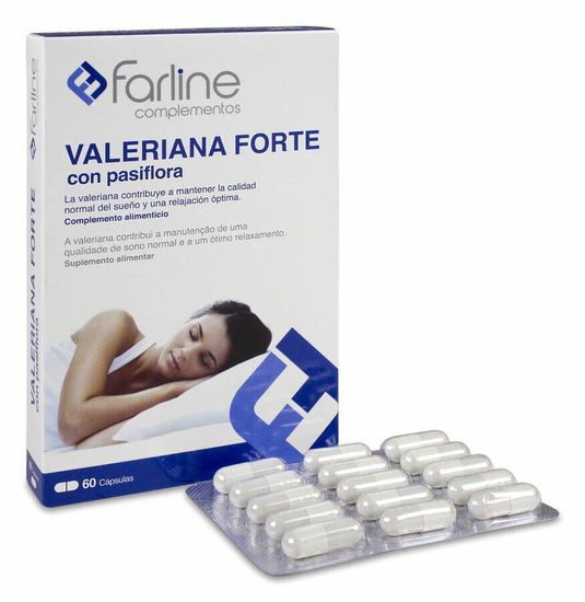 Farline complementos valeriana forte 150 mg 60 capsulas