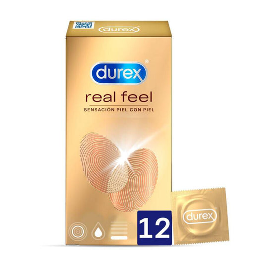 Durex Real Feel Preservativo Sin Latex 12 Unidades