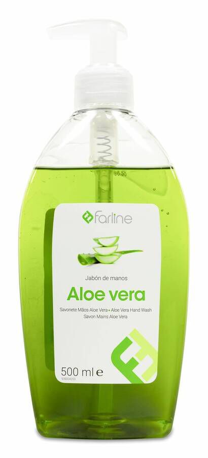 Farline jabon de manos aloe vera 1 envase 500 ml