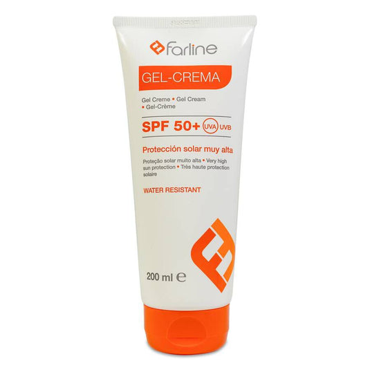 Farline gel crema solar spf 50+ 1 tubo 200 ml