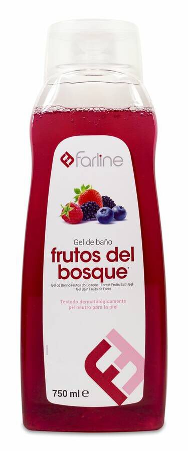 Farline gel de baño frutos del bosque 1 envase 750 ml