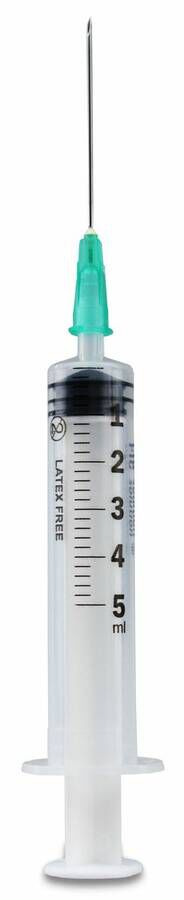 Jeringa C/a Pic 5 Ml A:0.8 X 40 Mm 100 U