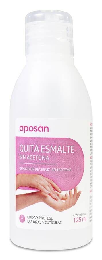 Aposan Quitaesmalte Sin Acetona 1 Envase 125 ml