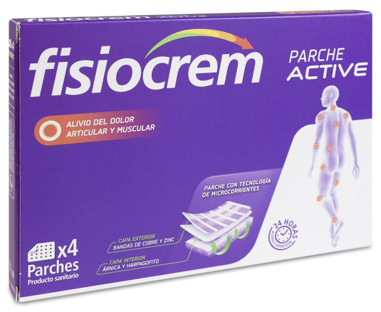 Fisiocrem Parche Active 4 Unidades