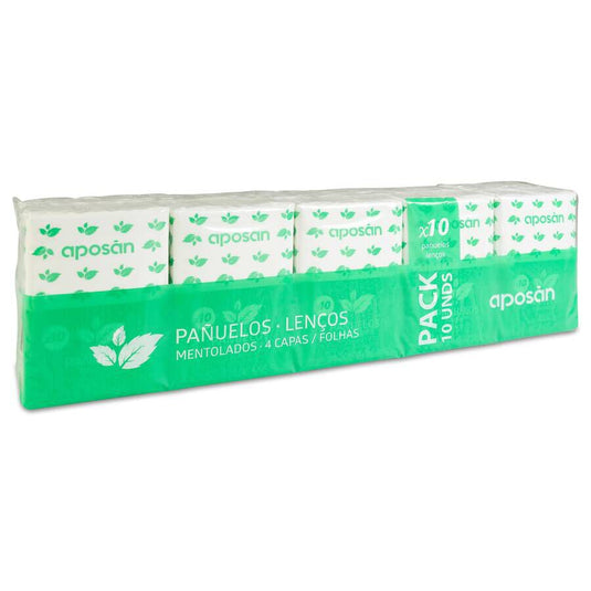 Aposan Pañuelos Mentolados 10 Envases