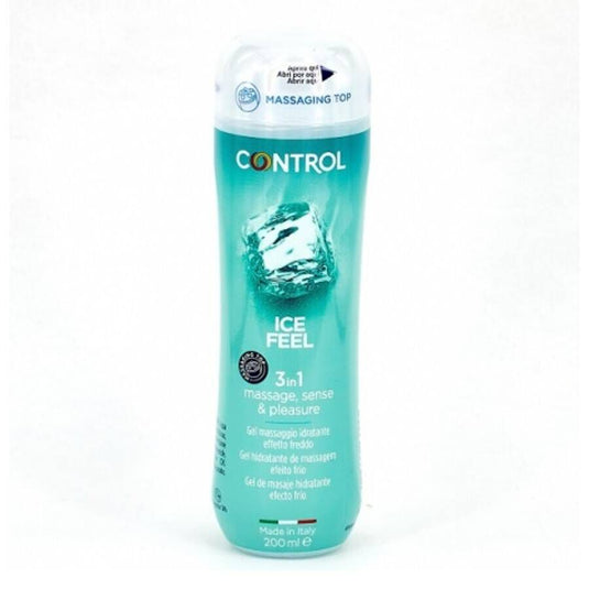 Control Ice Feel Gel De Masaje Hidratante 1 Envase 200 ml