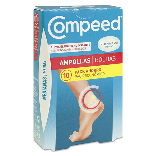 Compeed Ampollas Talla Mediana 10 Unidades Pack Ahorro