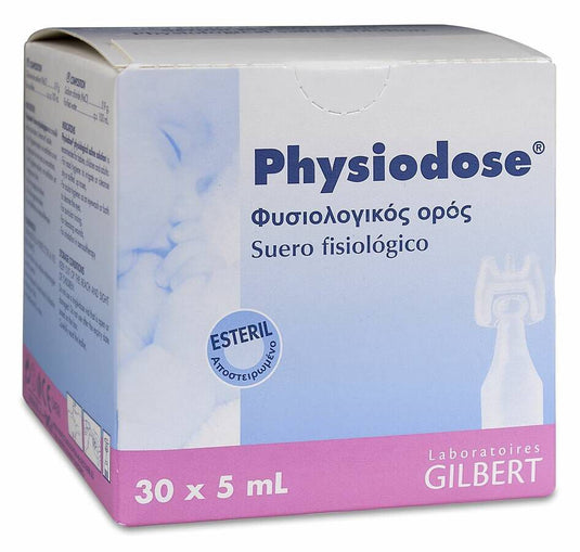 Physiodose Suero Fisiologico 30 Unidades Monodosis 5 ml