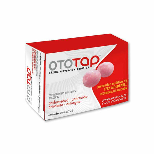 Tapones Oidos Cera Ototap 6 Unidades