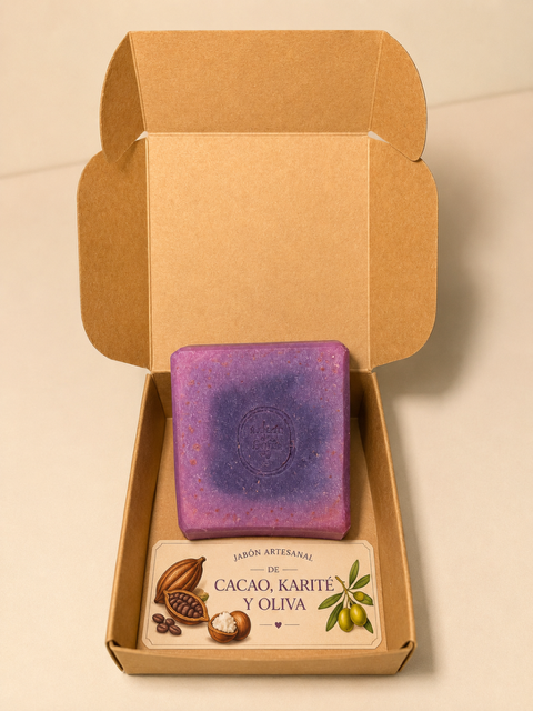 Jabón de CACAO, KARITÉ Y OLIVA
