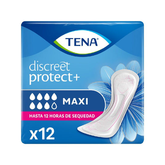 Absorbente Incontinencia Orina Ligera Tena Discreet Maxi 12 Unidades