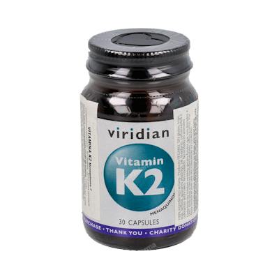 VIRIDIAN VITAMINA K2 50ug 30cap.veg.