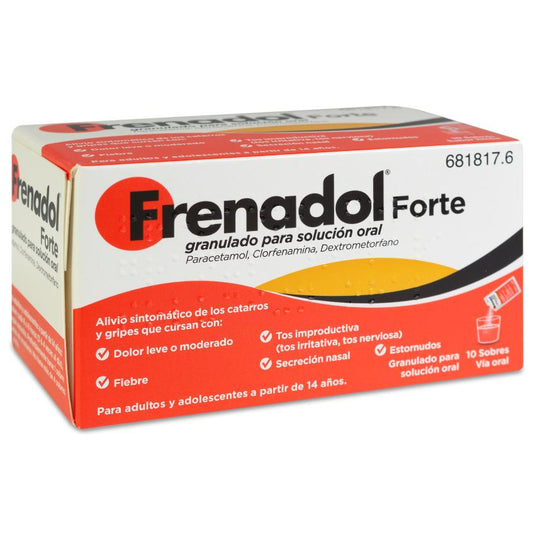 FRENADOL FORTE 10 SOBRES GRANULADO PARA SOLUCION ORAL
