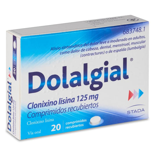 DOLALGIAL CLONIXINO LISINA 125 mg 20 COMPRIMIDOS RECUBIERTOS
