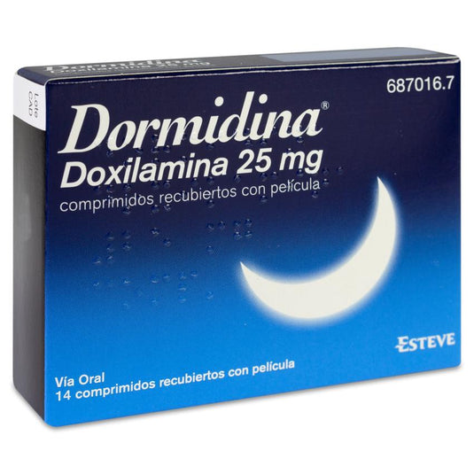 DORMIDINA 25 mg 14 COMPRIMIDOS RECUBIERTOS