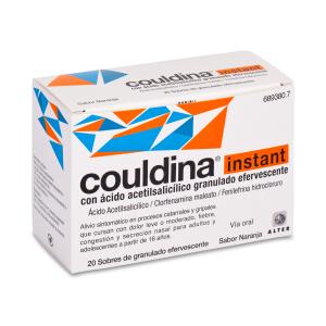 COULDINA INSTANT CON ACIDO ACETILSALICILICO 20 SOBRES GRANULADO EFERVESCENTE