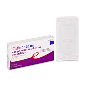 TELFAST 120 mg 7 COMPRIMIDOS RECUBIERTOS