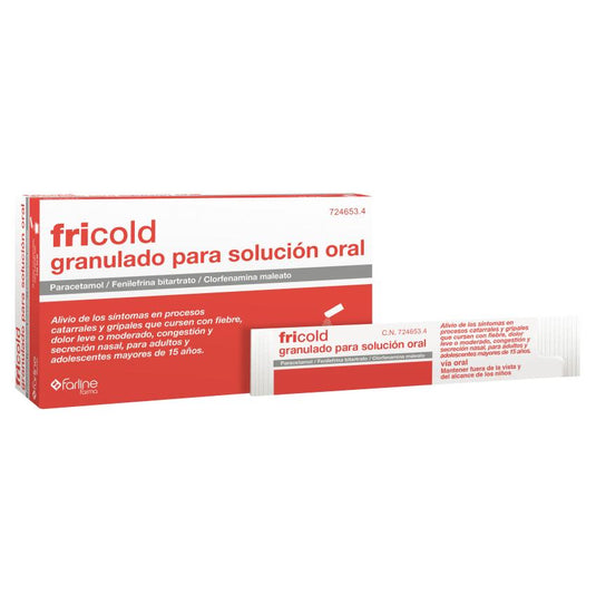 FRICOLD 10 SOBRES GRANULADO PARA SOLUCION ORAL