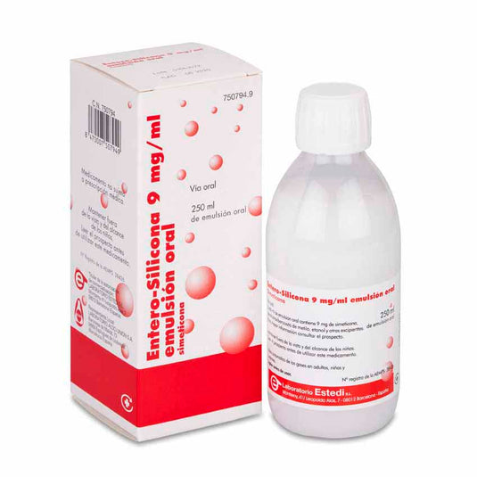 Entero silicona 9 mg/ml emulsion oral 1 frasco 250 ml