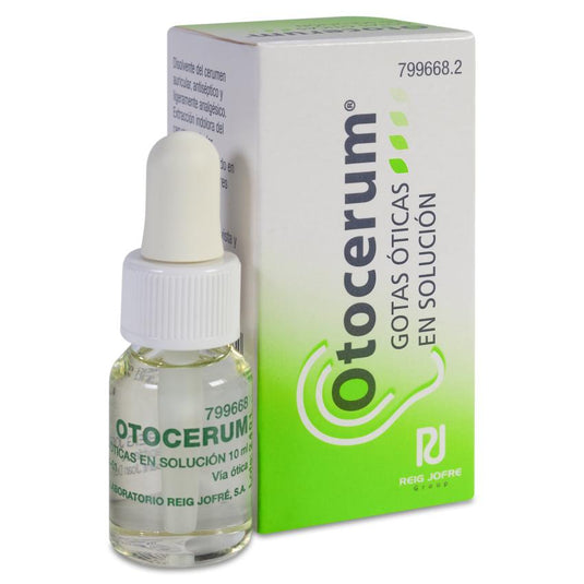 OTOCERUM GOTAS OTICAS EN SOLUCION 1 FRASCO 10 ml