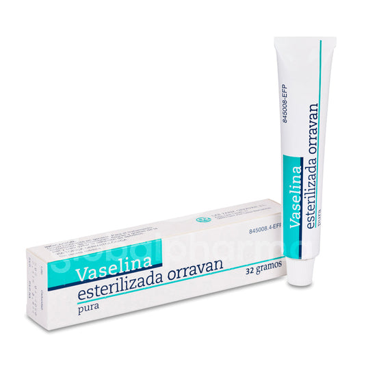 VASELINA ESTERILIZADA PURA ORRAVAN POMADA 1 TUBO 32 G