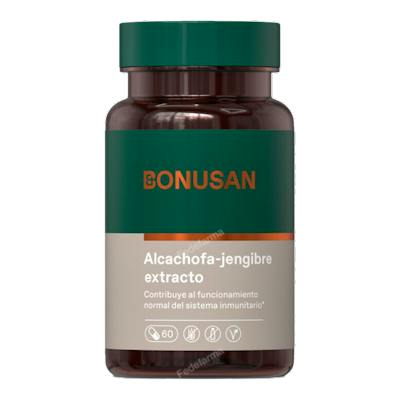 BONUSAN ALCACHOFA-JENGIBRE extracto 60vcap.