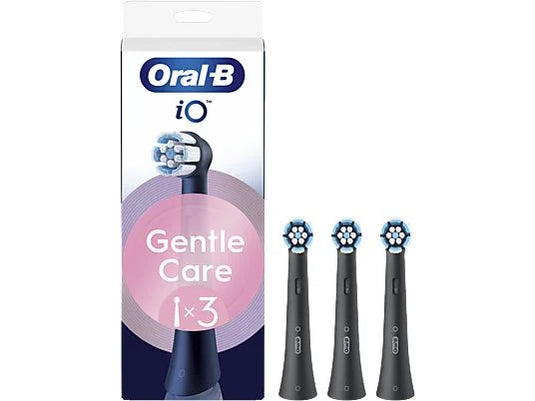 Cepillo Dental Electrico Recambio Oral-b Rec Io Gentle Care 2 Cabezales Color Negro