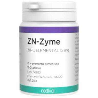 CODIVAL ZN-ZYME 15mg. 100comp.