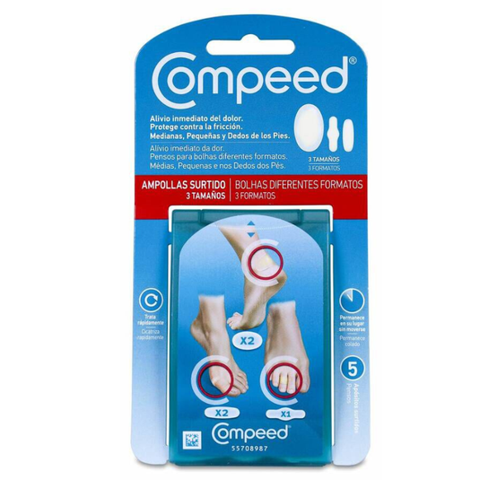 Compeed Ampollas Hidrocoloide Pack Mixto 5 Unidades