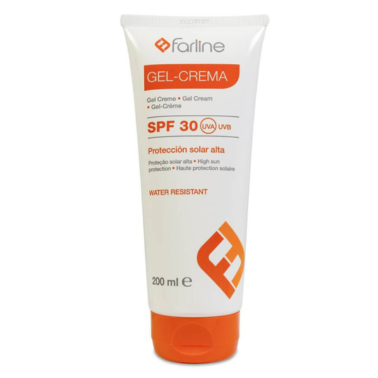 Farline gel crema solar spf 30+ 1 envase 200 ml
