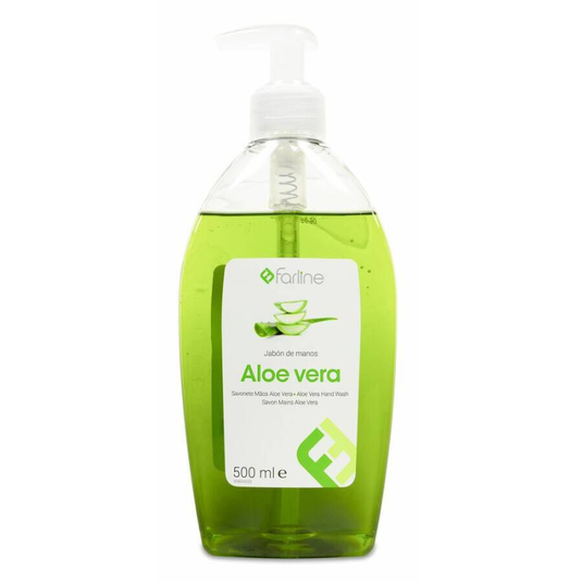 Farline jabon de manos aloe vera 1 envase 500 ml