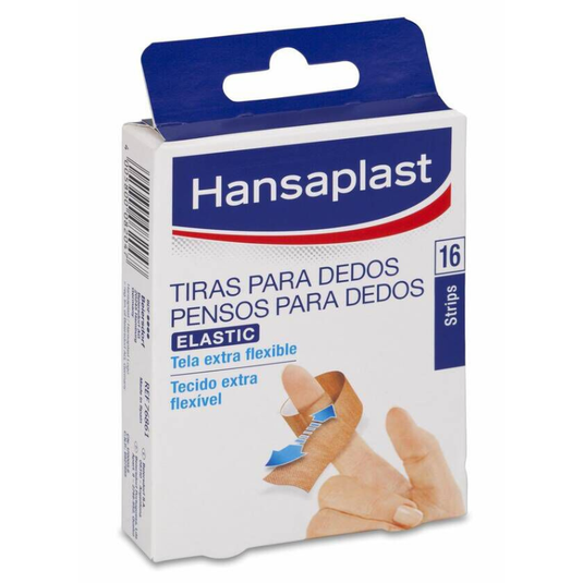 Hansaplast Tiras Adhesivas Para Dedos Aposito Adhesivo 16 Unidades