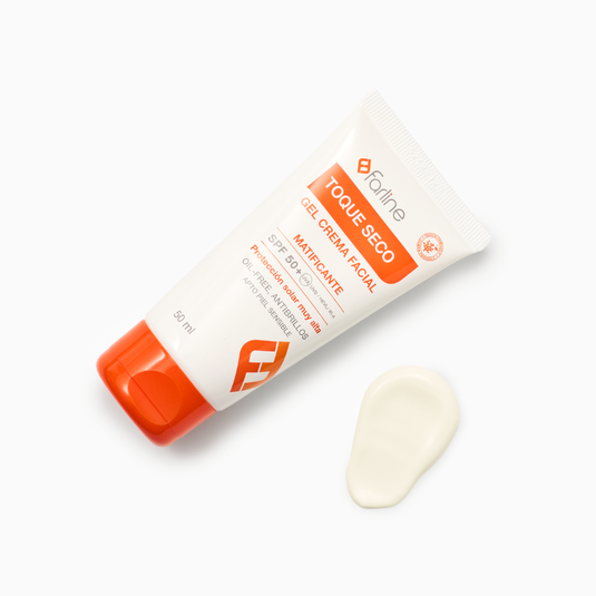 Farline gel crema facial toque seco spf 50+ textura ligera 1 envase 50 ml