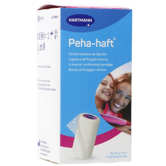 Venda Elastica Cohesiva Peha-haft Latex Free 1 Unidad 4 m x 10 cm