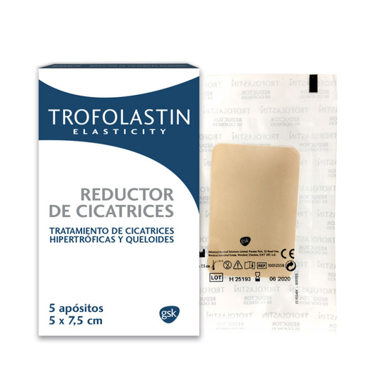 Trofolastin Reductor De Cicatrices 5 Unidades 5 X 7.5 Cm