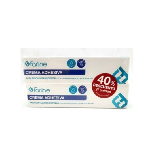 DUPLO FARLINE CR ADHESIV 2X40G