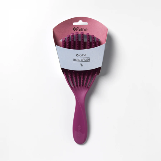 CEPILLO DE PELO FARLINE 1 UNIDAD COLOR ROSA