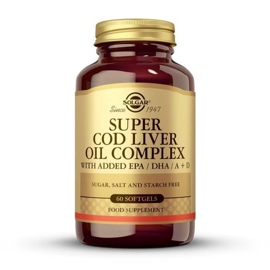 Solgar Super Cod Liver Oil Complex 60 Cápsulas blandas