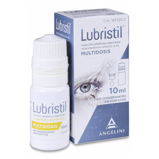 Lubristil Solucion Oftalmica Lubricante 1 Envase Multidosis 10 ml