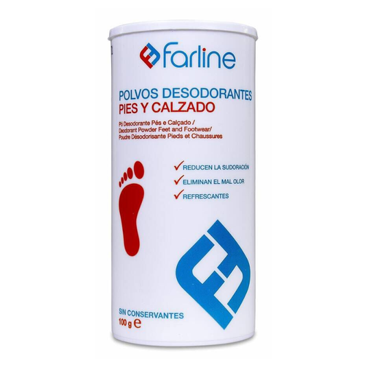 Farline desodorante polvo pies y calzado 1 envase 100 g
