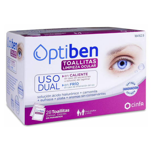 Optiben Toallitas Uso Dual 28 Unidades