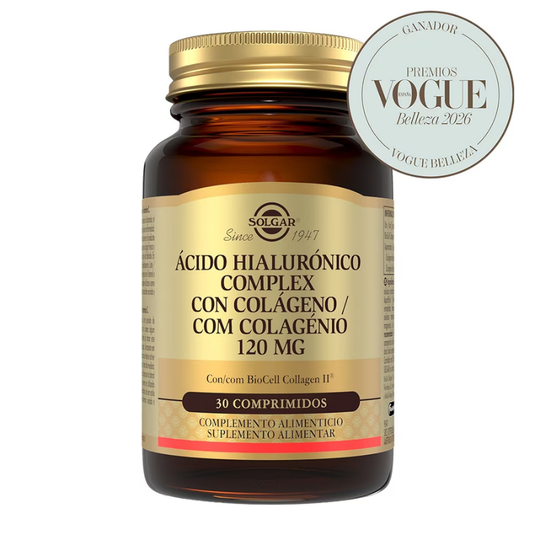Solgar Ácido Hialurónico Complex con Colágeno 120mg 30 comprimidos